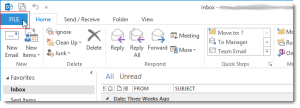 open outlook