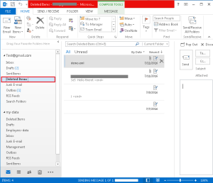 Delete Items folder