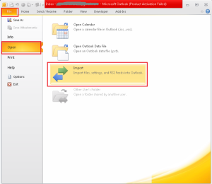 Import-option