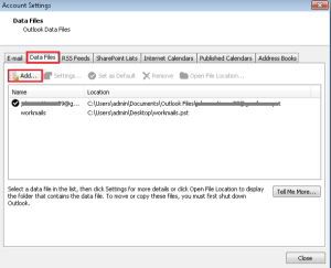 data files
