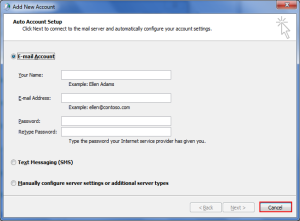 click cancel 