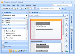 Select contact