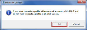 prompt- click ok